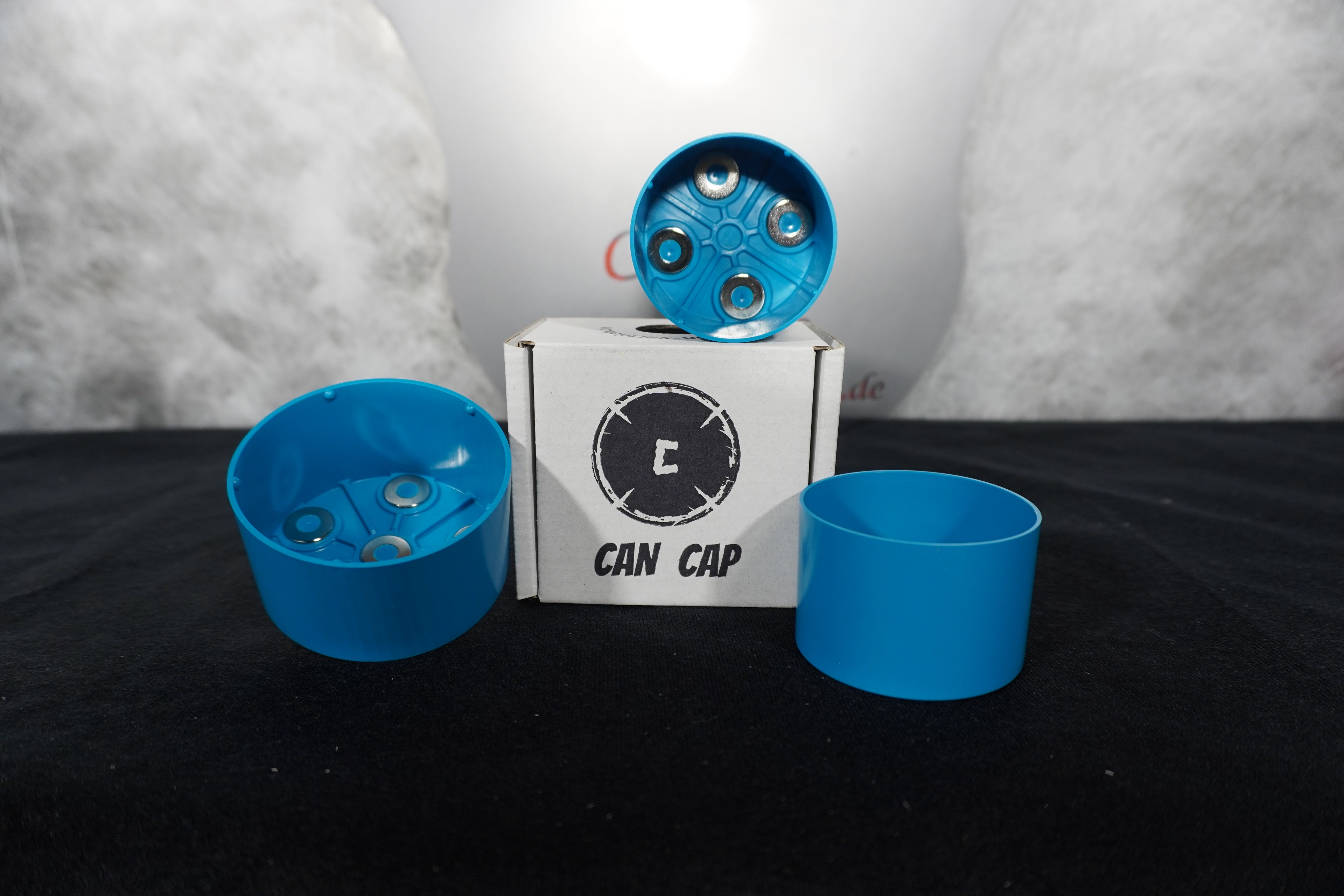Can Cap 3er Set Türkis für Dosendurchmesser ca.(Groß 68mm, Mittel 58mm, Klein 54mm)