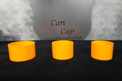 Can Cap 3er Set Orange für Dosendurchmesser ca.(Groß 68mm, Mittel 58mm, Klein 54mm)