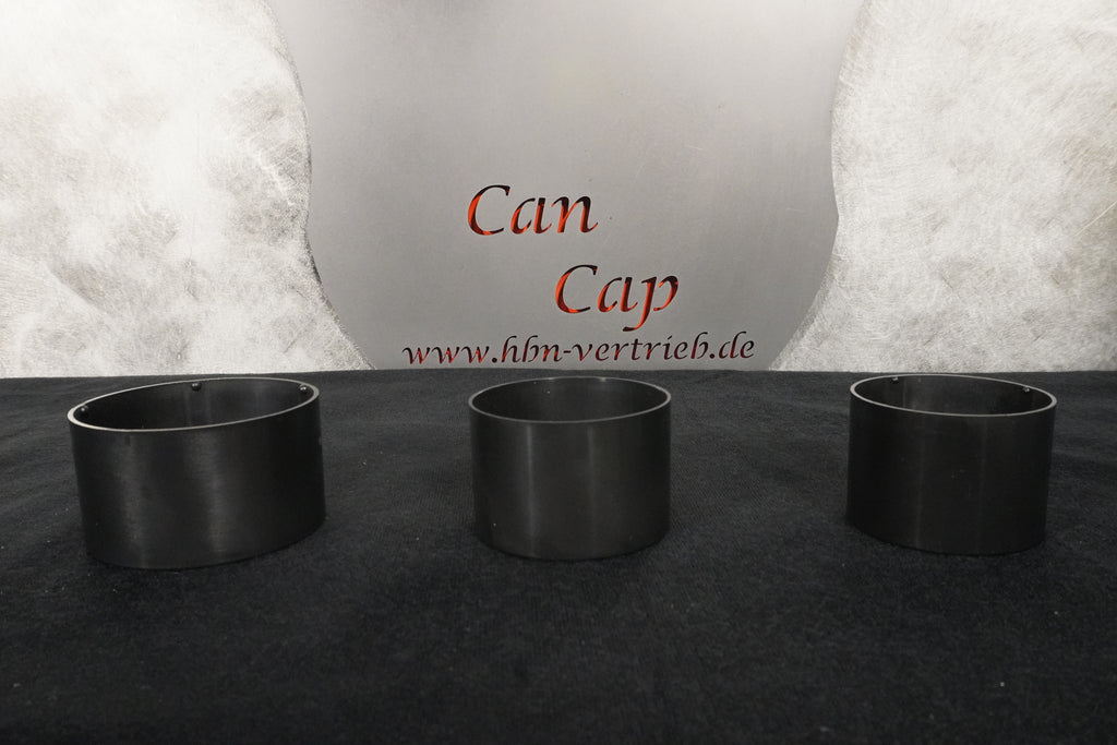 Can Cap 3er Set Schwarz für Dosendurchmesser ca.(Groß 68mm, Mittel 58mm, Klein 54mm)